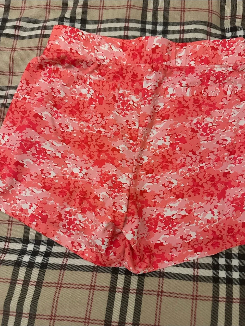 bcg Pink Coral Floral Athletic Shorts